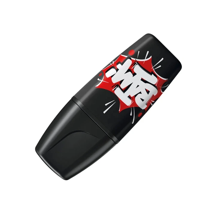 Stabilo Boss Mini by Snooze One Mini Marcador - Trazo entre 2 y 5mm - Tinta con Base de Agua - Antisecado - Color Negro 1