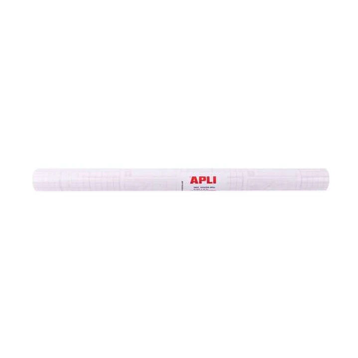 Apli Rollo de Polipropileno Transparente 3x0.50m 80 micras - Adhesivo Reposicionable - Sistema Easy Peel - Cuadricula de Precision - Alta Resistencia  1