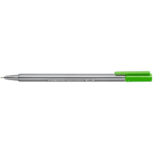 Staedtler Triplus Fineliner 334 Rotulador de Punta Fina - Trazo de 0.3mm - Tinta Base de Agua - Color Verde Claro