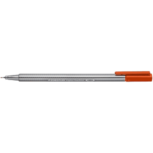 Staedtler Triplus Fineliner 334 Rotulador de Punta Fina - Trazo de 0.3mm - Tinta Base de Agua - Color Naranja Kalahari