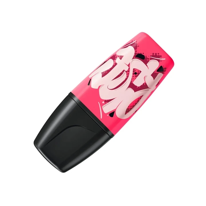 Stabilo Boss Mini by Snooze One Mini Marcador Fluorescente - Trazo entre 2 y 5mm - Tinta con Base de Agua - Antisecado - Color Rosa 1