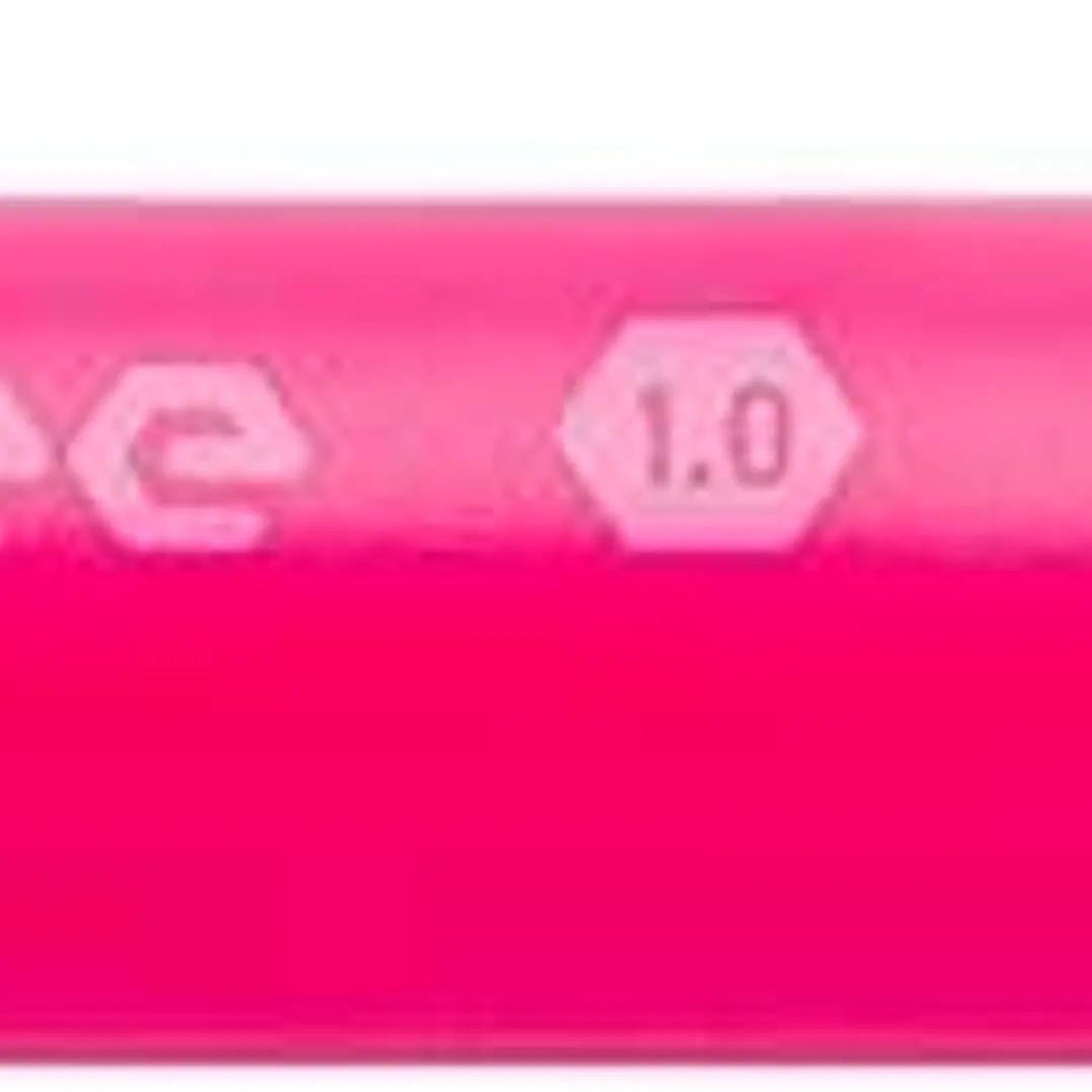 Pentel iZee Boligrafo de Bola Retractil - Punta 0.7mm - Trazo 0.35mm - Clip de Metal - Color Rosa 1