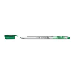Bic Intensity Medium Rotulador de Punta Media de 0.8mm - Tinta con Base de Agua - Color Verde