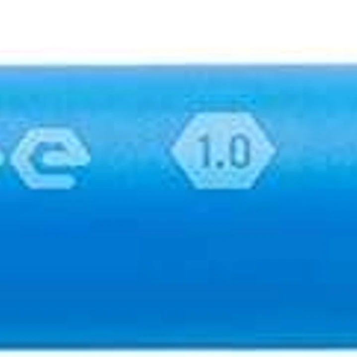 Pentel iZee Boligrafo de Bola Retractil - Punta 0.7mm - Trazo 0.35mm - Clip de Metal - Color Azul Claro 1