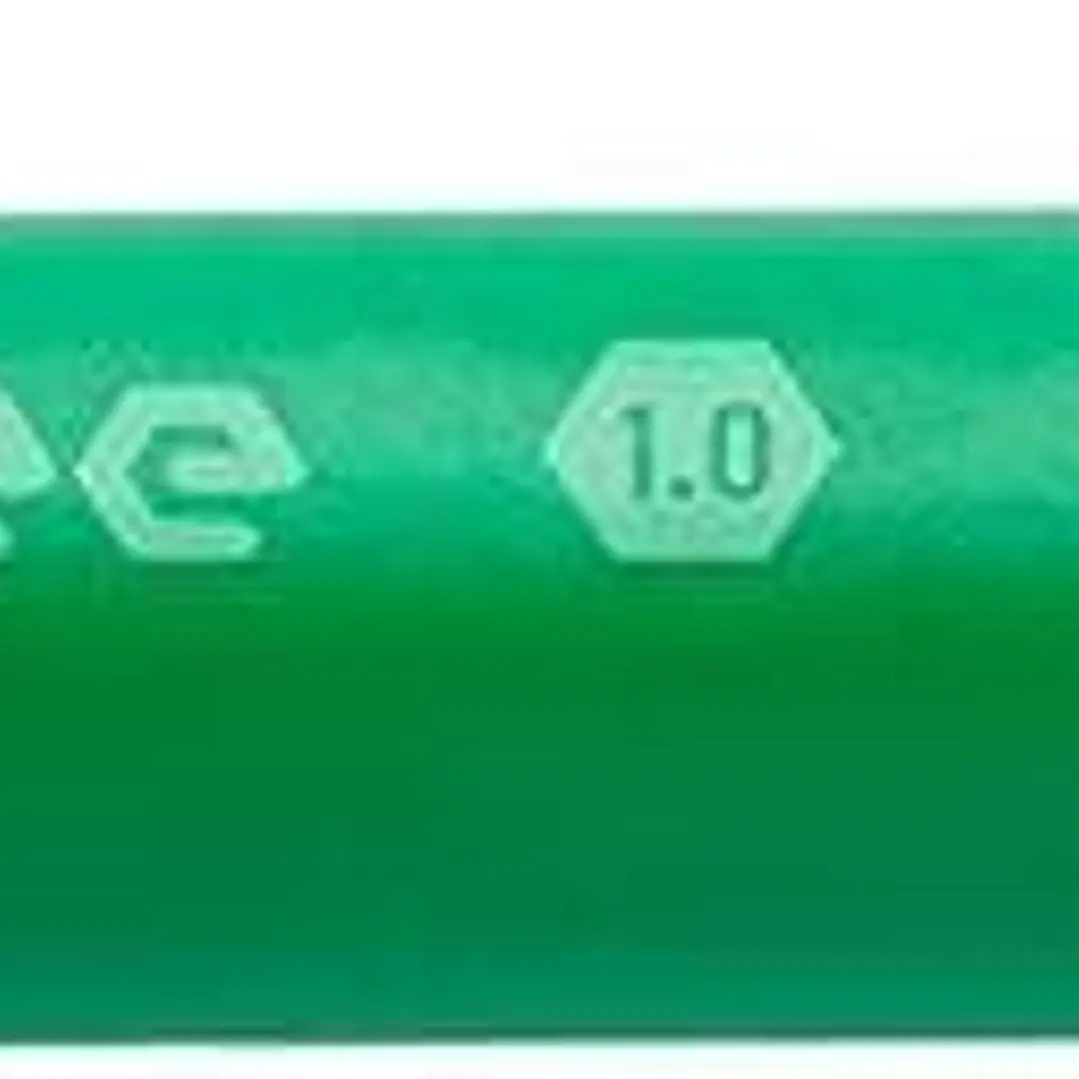 Pentel iZee Boligrafo de Bola Retractil - Punta 0.7mm - Trazo 0.35mm - Clip de Metal - Color Verde 1