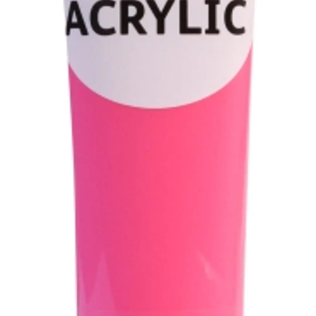 Daler Rowney Simply Pintura Acrilica - Tubo de Plastico - 75ml - Color Rosa Neon 1