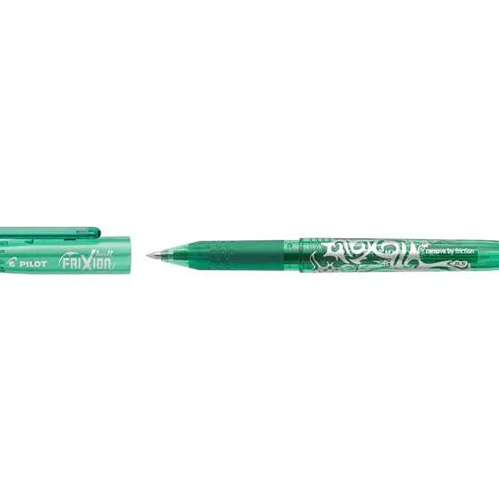 Pilot Frixion Ball Boligrafo de Gel Borrable - Punta de Bola 0.7mm - Trazo 0.4mm - Grip Ergonomico - Color Verde 1