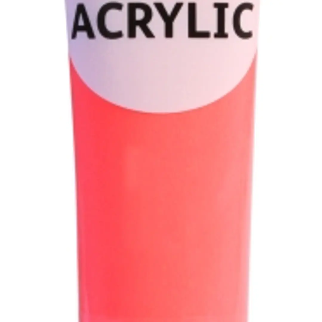 Daler Rowney Simply Pintura Acrilica - Tubo de Plastico - 75ml - Color Rojo Neon 1