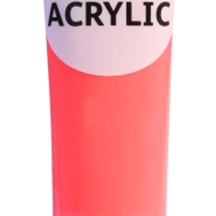Daler Rowney Simply Pintura Acrilica - Tubo de Plastico - 75ml - Color Rojo Neon 1