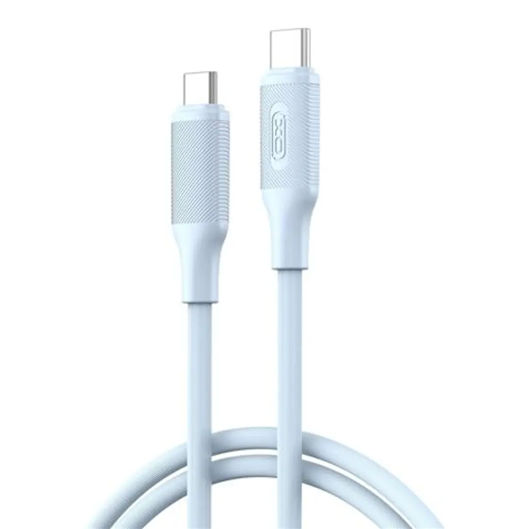 XO NBQ265B Cable USB-C Macho a USB-C Macho - 1m - 60W - Color Azul 1