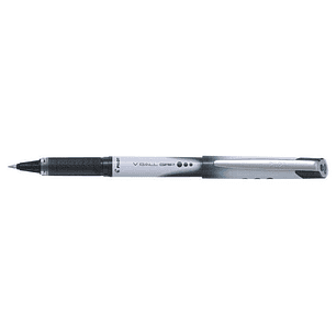 Pilot Boligrafo de Tinta Liquida V Ball Grip 05 - Punta de Bola Conica 0.5mm - Trazo 0.3mm - Grip de Goma - Color Negro