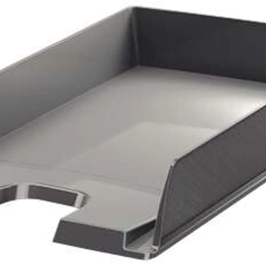 Esselte Europost Bandeja Portadocumentos -  Formato Vertical - A4 - Espacio para Etiqueta Identificativa - Color Gris 1