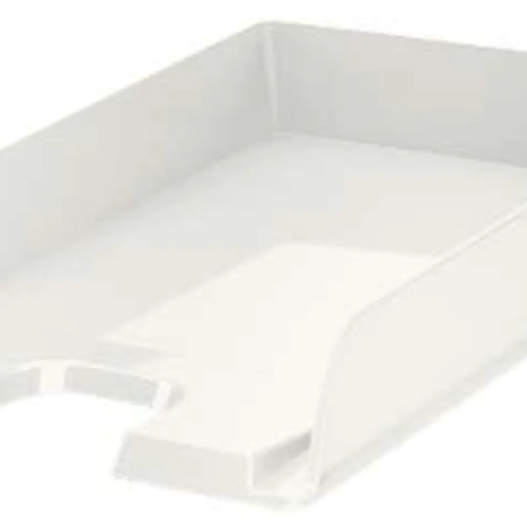 Esselte Europost Vivida Bandeja Portadocumentos -  Formato Vertical - A4 - Espacio para Etiqueta Identificativa - Color Blanco 1