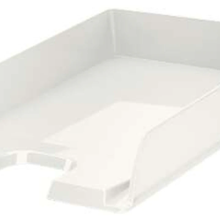 Esselte Europost Vivida Bandeja Portadocumentos -  Formato Vertical - A4 - Espacio para Etiqueta Identificativa - Color Blanco 1