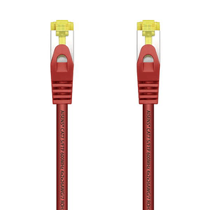 Aisens Cable de Red Latiguillo RJ45 LSZH Cat.7 600 MHz S/FTP PIMF AWG26 - 2.0M - Color Rojo