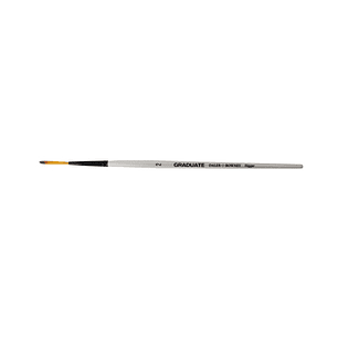 Daler Rowney Graduate Pincel Acuarela - Pelo Sintetico - Mango Corto - Liner Extra Largo Nº2