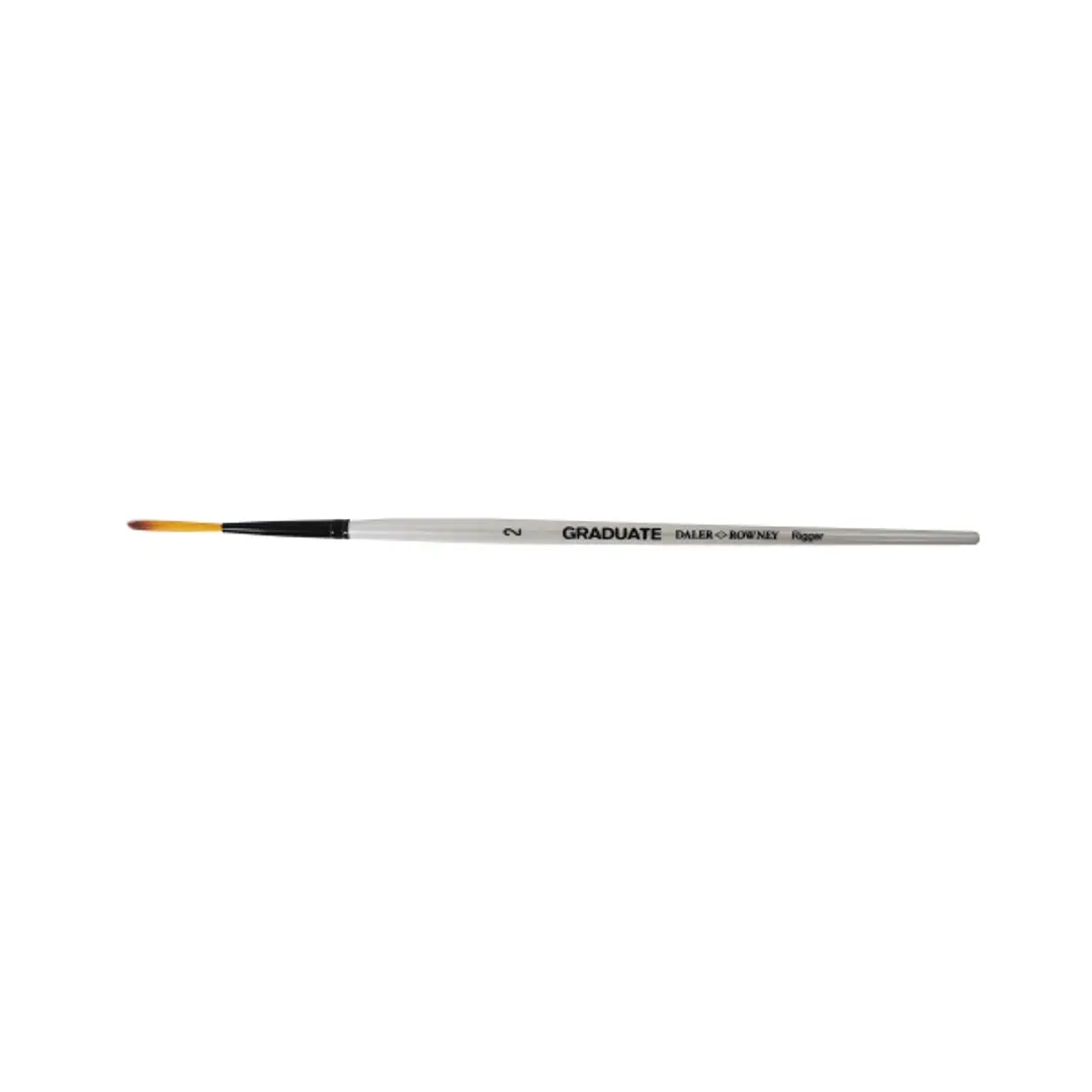 Daler Rowney Graduate Pincel Acuarela - Pelo Sintetico - Mango Corto - Liner Extra Largo Nº2 1