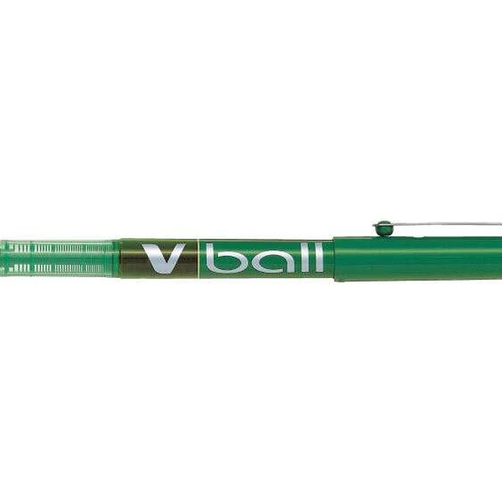 Pilot Boligrafo de tinta liquida V Ball 05 Rollerball - Punta de bola redonda 0.5mm - Trazo 0.3mm - Color Verde 1