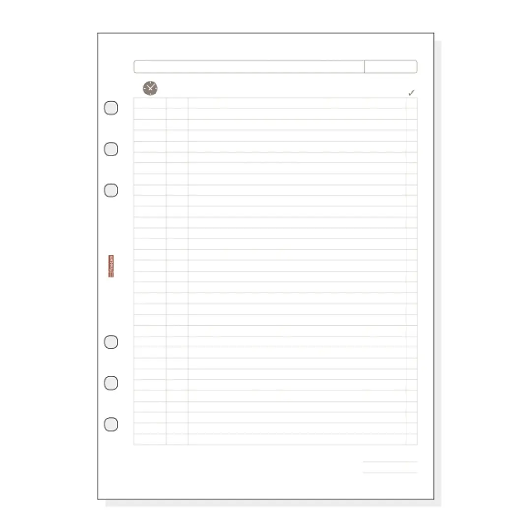 Finocam R1002 Planficador de Recambio para Agendas Open - Formato 1000 - 155x5x215mm - Color Blanco 1