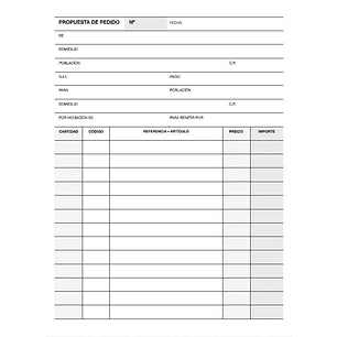 Apli Talonario Pedido 1/4 Natural Lito A-27 - Papel Autocopiativo - 25 Juegos por Talonario - Numeracion Secuencial - Tamaño 1/4 - Natural