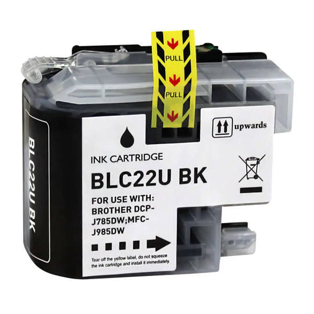 Brother LC22U Negro Cartucho de Tinta Generico - Reemplaza LC22UBKBP 1