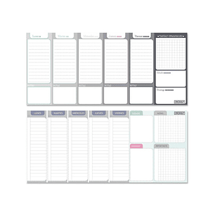 Ingraf Planificador Semanal Encolado - Medidas 29x13cm