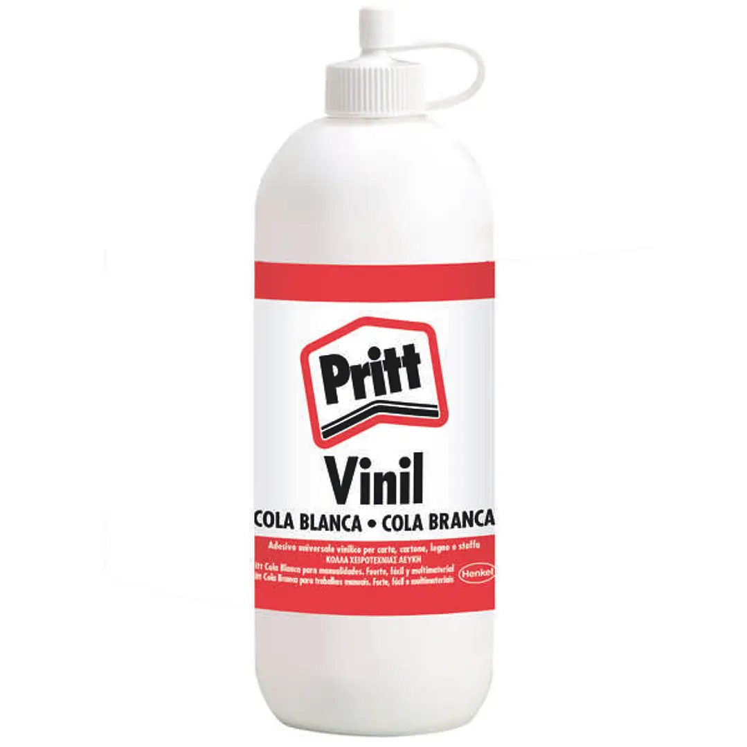 Pritt Bote de Cola Blanca 250ml - Ideal para Manualidades - Adhesivo para Diversos Materiales 1