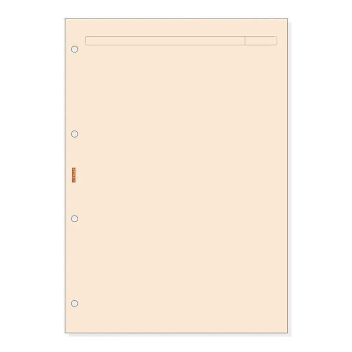 Finocam R4043 Recambio para Agendas Open - Formato A4 - 210x5x297mm - Color Crema 1