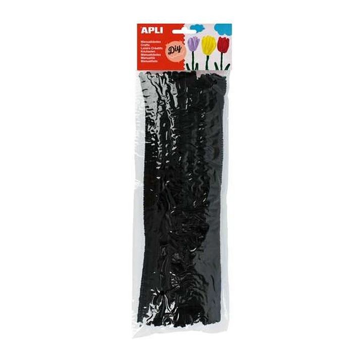 Apli Pack de 50 Limpiapipas Ø 6 mm x 300 mm - Color Negro 1