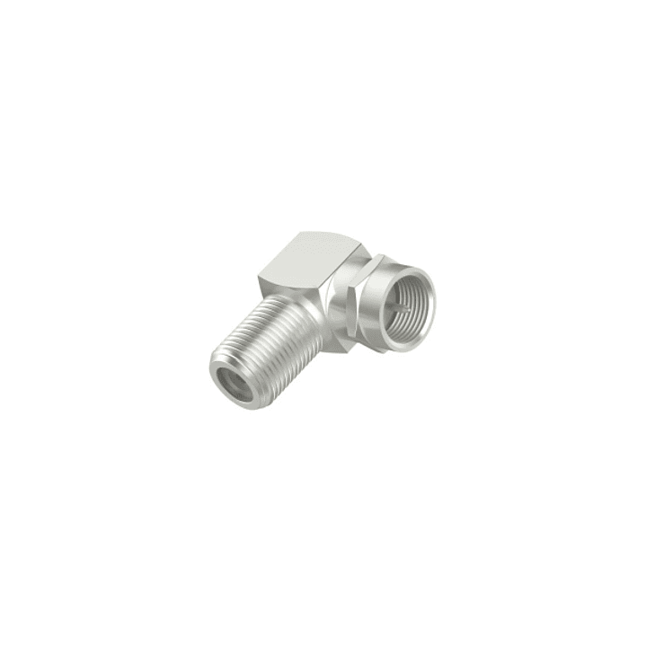 Hama Essential Adaptador 90º para Conector F - Color Plata 1