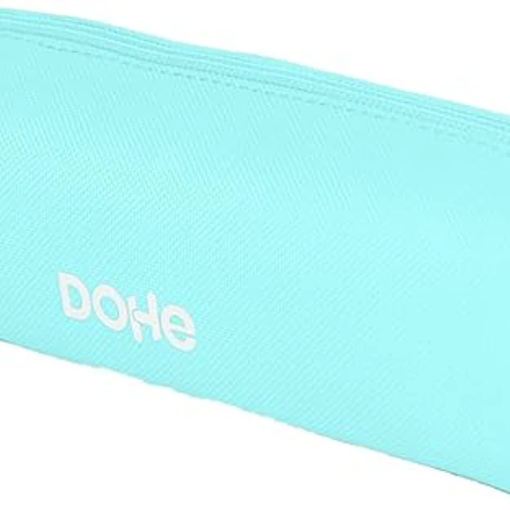 Dohe Serenity Portatodo Cuadrado - Cierre con Cremallera y Tirador de Goma - Color Verde 1