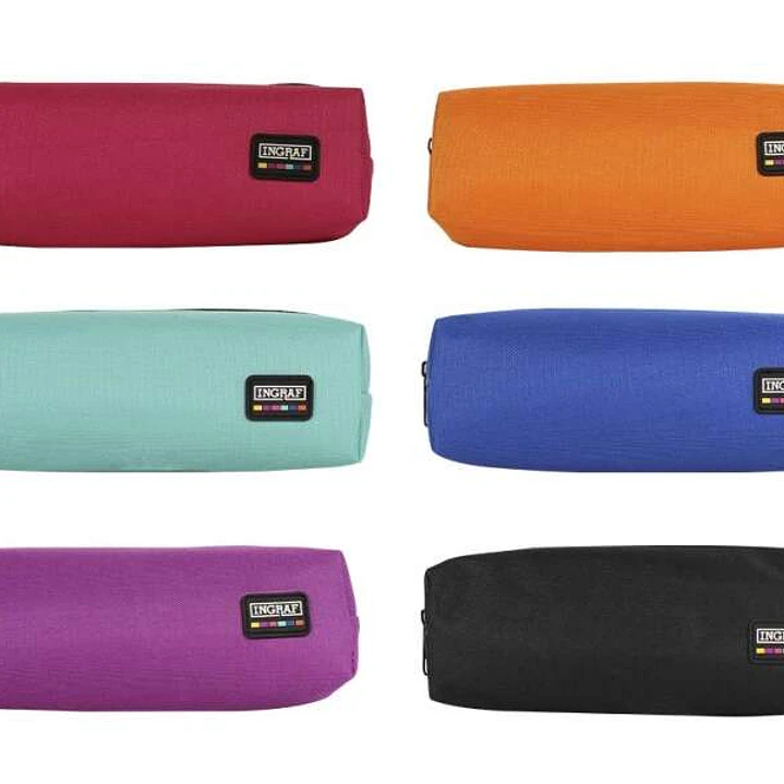 Ingraf Mediterraneo Portatodo 1 Cremallera - Diseño Compacto - Ideal para Organizar - Material Resistente - Colores Surtidos 1