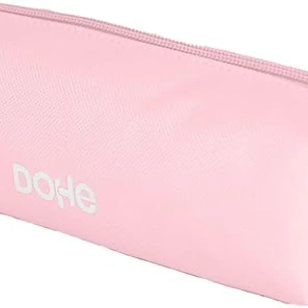 Dohe Serenity Portatodo Cuadrado - Cierre con Cremallera y Tirador de Goma - Color Rosa 1