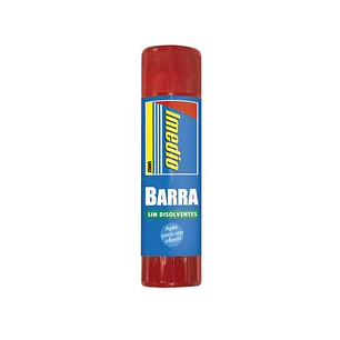 Imedio Barra de Pegamento Grande 40grs - Sin Disolventes - Lavable - Apto para Uso Escolar