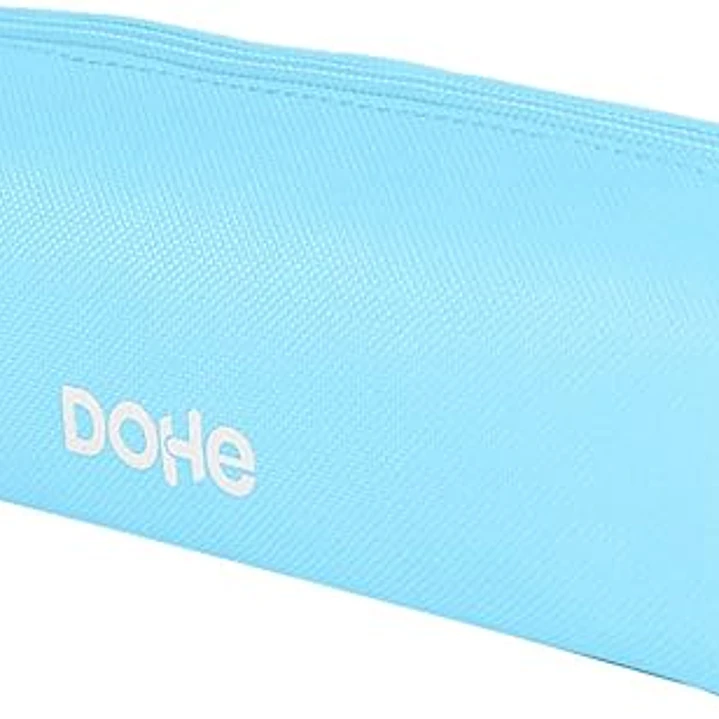 Dohe Serenity Portatodo Cuadrado - Cierre con Cremallera y Tirador de Goma - Color Azul 1
