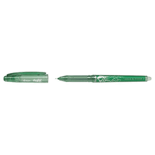 Pilot Frixion Point Boligrafo de Tinta Gel Borrable - Punta de Aguja 0.5mm - Trazo 0.25mm - Grip Ergonomico - Color Verde