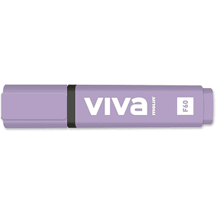 Molin Viva Marcador Fluorescente - Trazo entre 1 y 5mm - Tinta con Base de Agua - Color Violeta