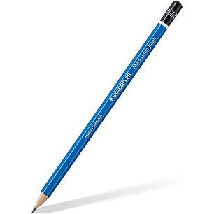 Staedtler Mars Lumograph 100 Lapiz de Grafito Hexagonal - Mina 6H - Resistencia a la Rotura - Madera de Bosques Sostenibles