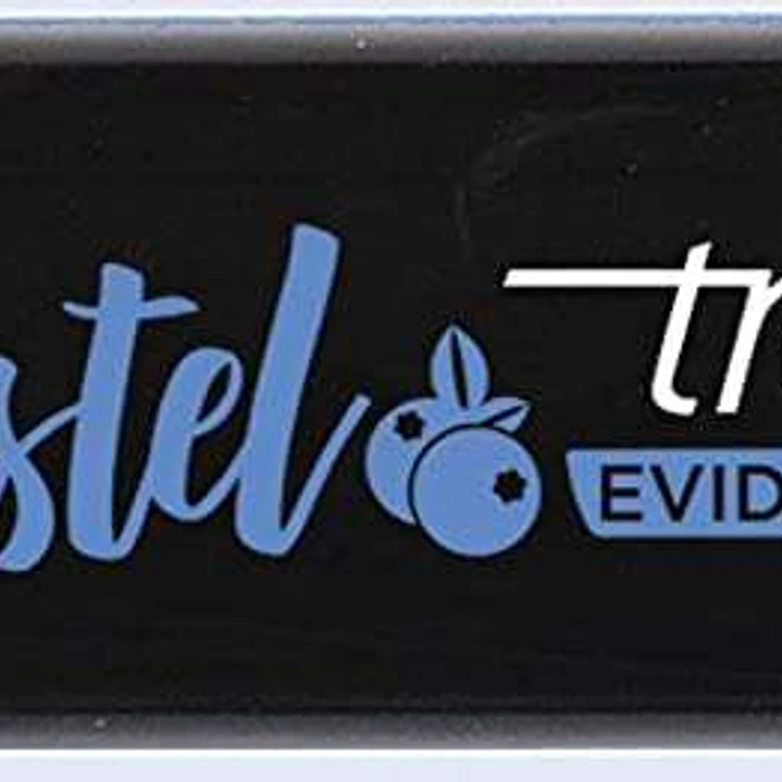 Tratto Video Pastel Marcador Fluorescente - Punta Biselada - Tinta al Agua - Secado Rapido - Color Azul Arandano 1