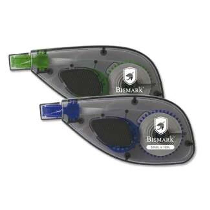 Bismark Cinta Correctora 5mm x 12m - Aplicacion Lateral - Cuerpo Transparente - Forma Ergonomica 1