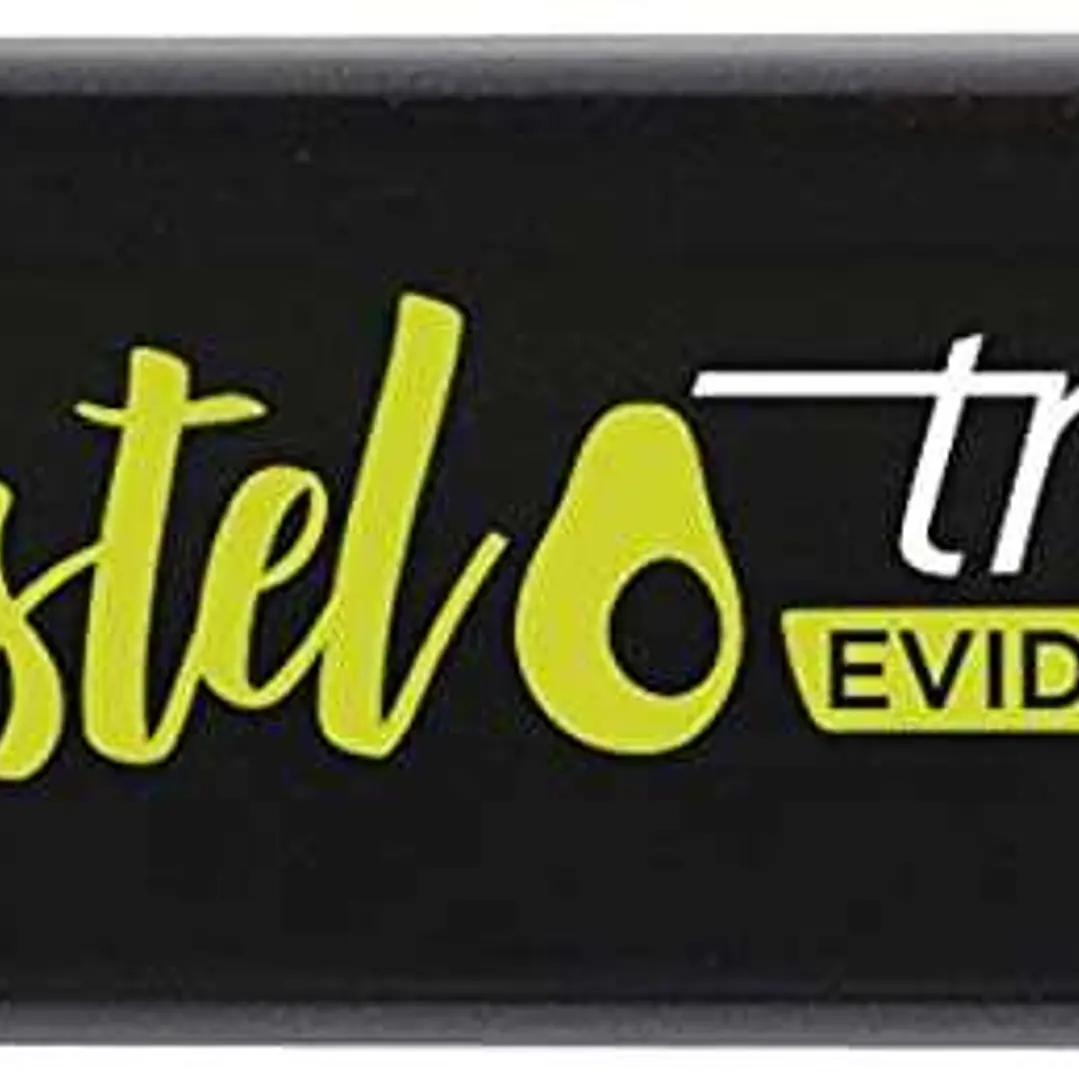 Tratto Video Pastel Marcador Fluorescente - Punta Biselada - Tinta al Agua - Secado Rapido - Color Verde Aguacate 1