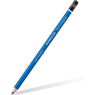 Staedtler Mars Lumograph 100 Lapiz de Grafito Hexagonal - Mina 10B - Resistencia a la Rotura - Madera de Bosques Sostenibles