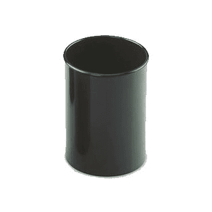 Faibo Cubilete Redondo 7.8x10cm - Fabricado en Poliestireno - 100% Reciclable - Color Negro