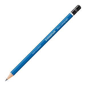 Staedtler Mars Lumograph 100 Lapiz de Grafito Hexagonal - Mina H Ultrarresistente de 2mm - Madera de Bosques Sostenibles