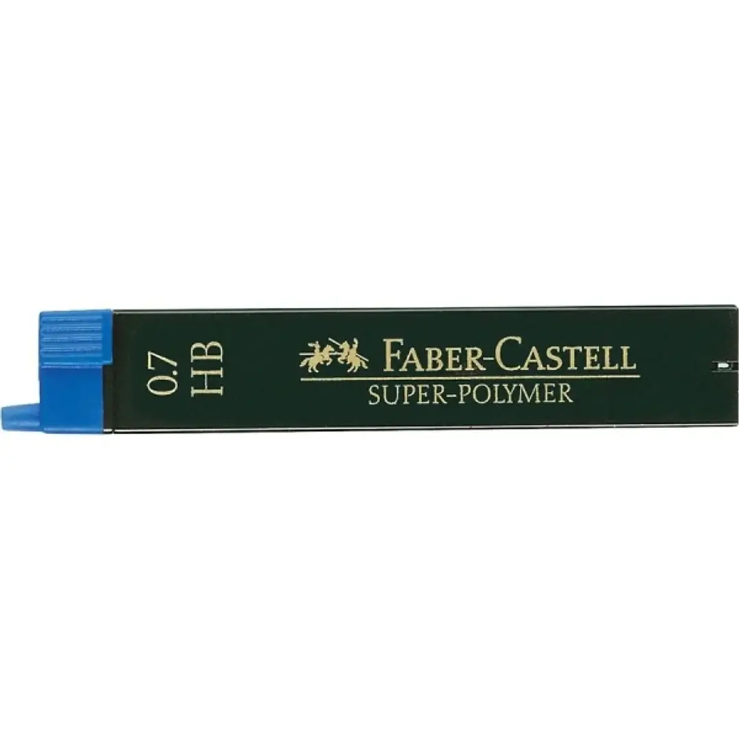 Faber-Castell 9067 Pack de 12 Minas Super-Polymer para Portaminas 0.7 HB - Resistentes y Suaves 1