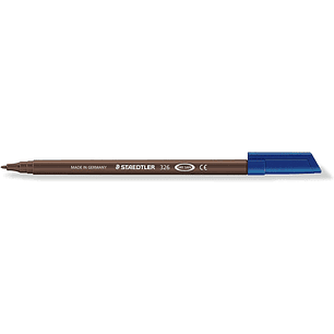 Staedtler Noris 326 Rotulador de Punta Fina - Trazo 1mm Aprox - Tina Base de Agua - Color Pardo Van Dyck