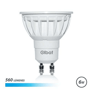 Elbat Bombilla LED GU10 6W 560lm - 6500K Luz Fria