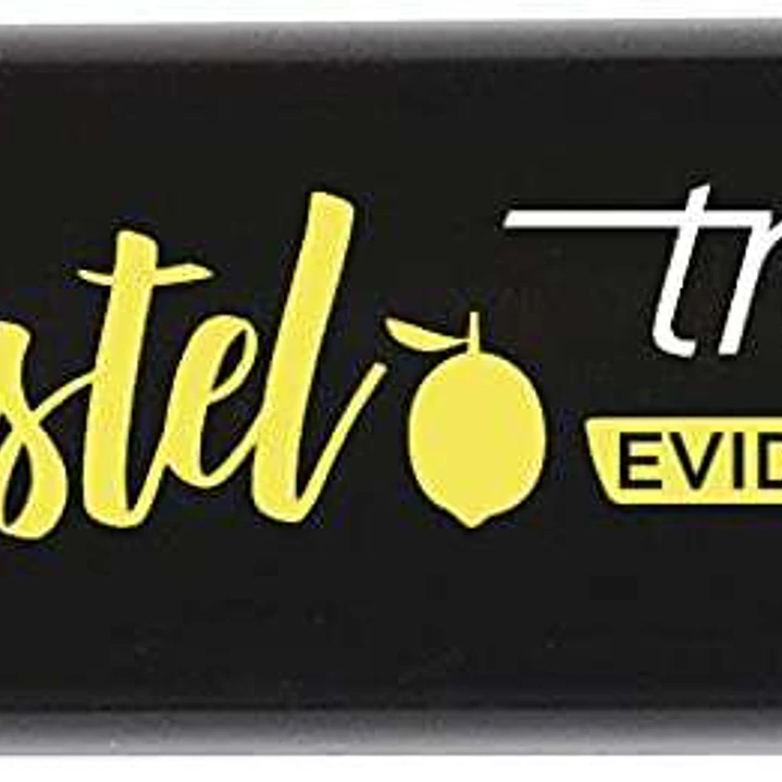 Tratto Video Pastel Marcador Fluorescente - Punta Biselada - Tinta al Agua - Secado Rapido - Color Amarillo Limon 1