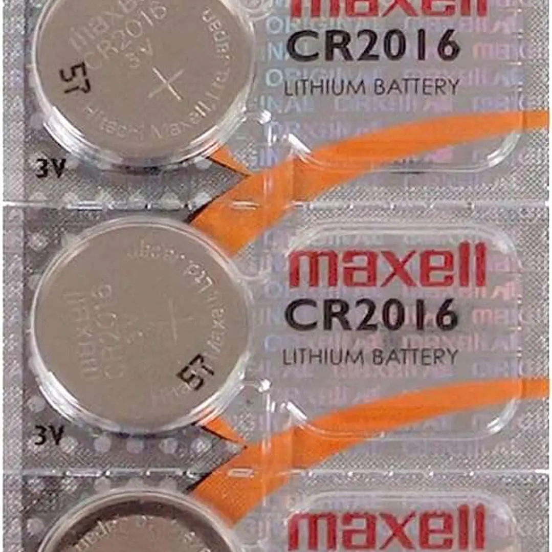 Maxell Pack de 5 Pilas Litio de Boton CR2016 3V 1