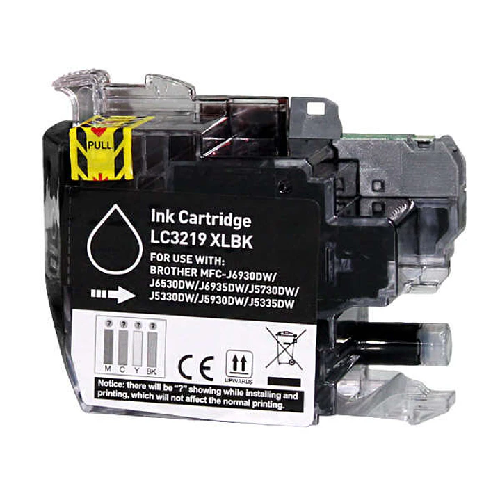 Brother LC3219XL Negro Cartucho de Tinta Generico - Reemplaza LC3219XLBK 1
